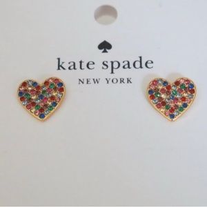 Kate Spade Heart Shape Earrings NWT